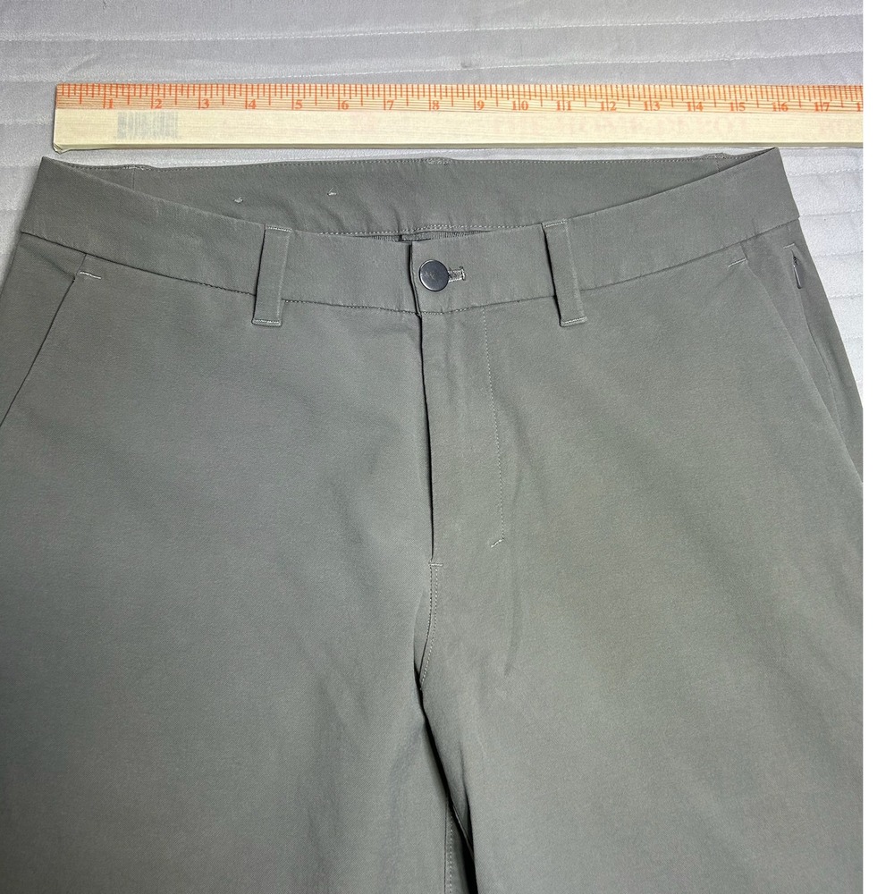 Lululemon ABC Slim Fit VersaTwill Pants Trousers 31x28‎ Sage Stretch M5B67S - Picture 8 of 10